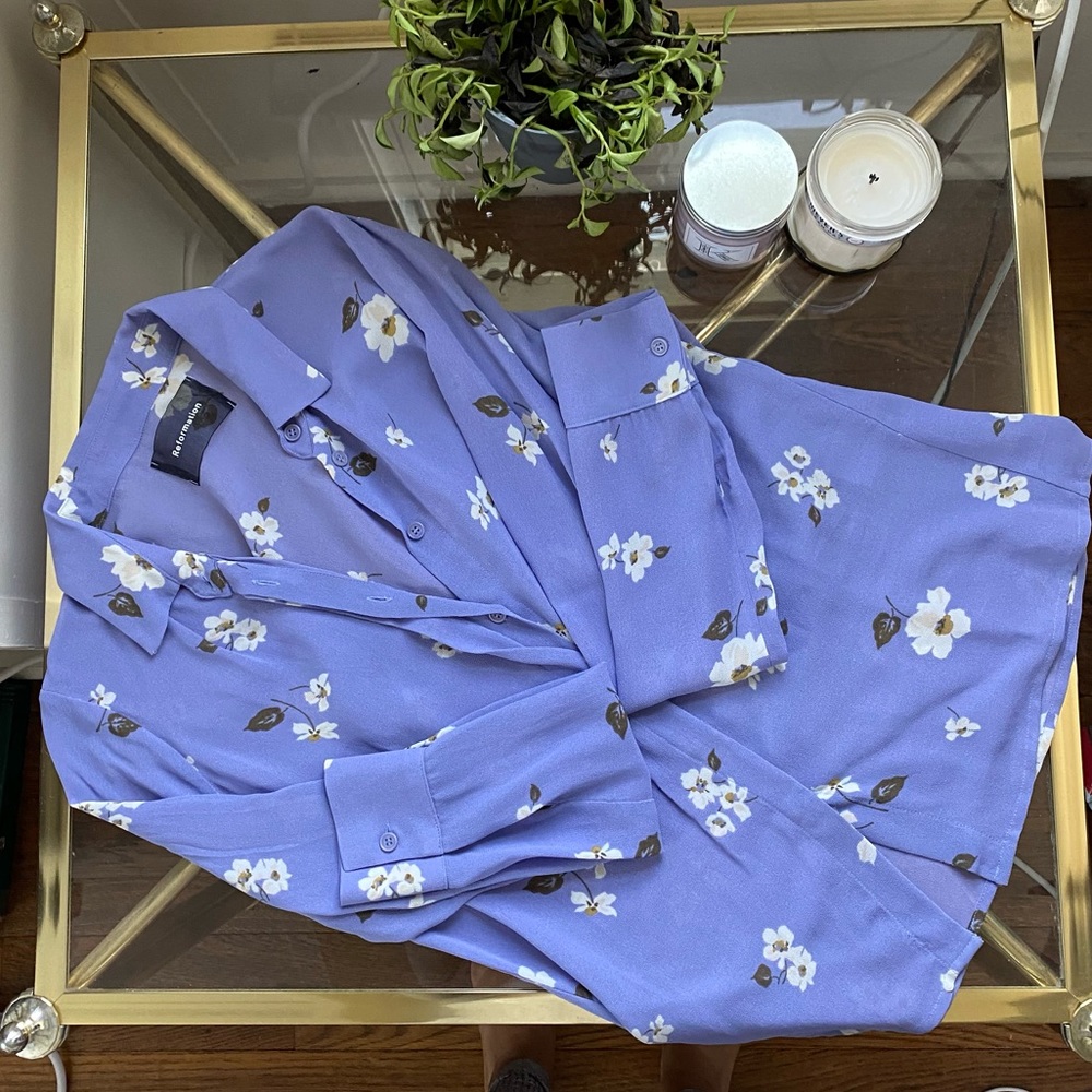 Reformation Violet top